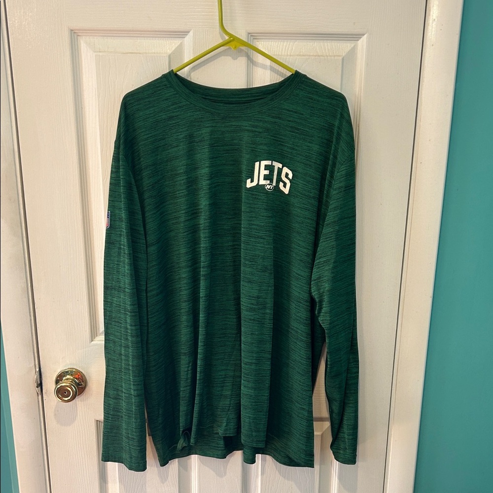 Nike Green Heathered Long Sleeve Tee